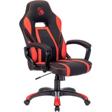 Кресло компьютерное игровое A4TECH Кресло игровое Bloody GC-250 черный/красный эко.кожа/ткань крестов