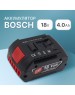 BOSCH Батарея аккумуляторная GBA, 18В, 4Ач, Li-Ion, ЗУ в комплекте [1600a019s0]