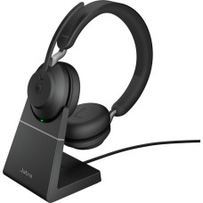 JABRA Гарнитура Гарнитура беспроводная Evolve2 65, Link380a MS Stereo Stand Black