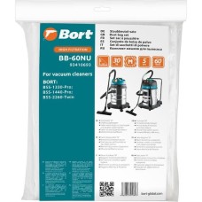 BORT Мешок пылесборный для пылесоса BB-60NU 5 шт (BSS-1330-Pro, BSS-1440-Pro, BSS-2260-Twin)