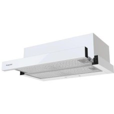 HOTPOINT Встраиваемая вытяжка HPTF 63R WHG, управление механическое, белый [869891200100]
