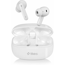 TWS наушники TTEC Беспроводная Bluetooth-гарнитура AirBeat Lite 2 TWS Bluetooth Headset. Цвет: белый