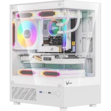Корпус для ПК FORMULA Корпус mATX Crystal Z1CM, Mini-Tower, без БП, белый