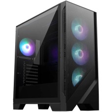 Корпус для ПК MSI Корпус для ПК MAG FORGE 320R AIRFLOW, Global, 2xUSB 3.2 Gen 1, 4x120mm ARGB Fan, ESD ARGB Control Board, Tempered