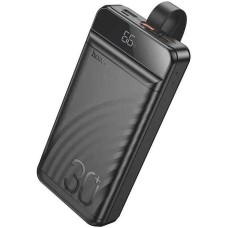 HOCO Внешний аккумулятор (Power Bank) J123B Element, 30000мAч, черный [12081]
