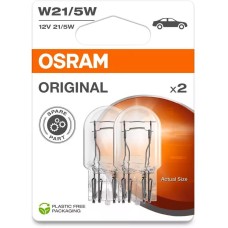 Лампа автомобильная OSRAM Лампа автомобильная W21/5W (21/5W W3X16Q) ORIGINAL LINE (блистер, 2шт) 12V