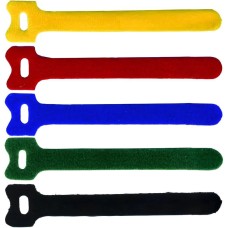 LANMASTER Хомут-липучка LAN-VCM125-BK 125x12мм (упак:20шт) нейлон/полиэтилен внутри помещений черный