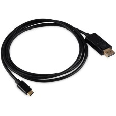 BURO Кабель ver1.4 USB Type-C (m) DisplayPort (m) 1.5м (BU-TYPEC-DP-1.5M) черный