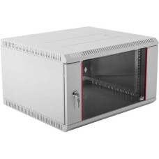 ЦМО Шкаф коммутационный ШРН-ЭКОНОМ (ШРН-Э-6.350) настенный 6U 600x350мм пер.дв.стекл 85кг серый 300мм 11.4кг 180град. 345мм