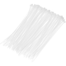 СИБРТЕХ Хомуты, 250 x 4.8 мм, пластиковые, белые, 100 шт 45535