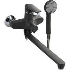 BRIMIX - Смеситель для ванны, длинный излив, шаровый, из высокопрочного АБС пластика, цвет ГРАФИТ. 556-GR