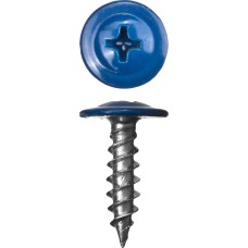 ЗУБР ПШМ 5005, 25 х 4.2 мм, синий насыщ., 400 шт (0,84 кг.), саморез с пресс-шайбой (300191-42-025-5005)