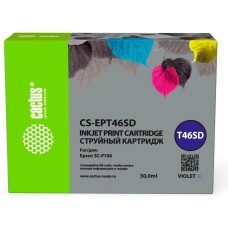 Картридж струйный CACTUS Картридж струйный CS-EPT46SD T46SD фиол.пигм. (30мл) для Epson SureColor SC-P700 с чипом