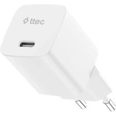 TTEC Сетевое зарядное устройство SmartCharger Pro GAN 45W USB-C AVS PD Travel Fast Charger. Цвет: белый