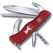 VICTORINOX Нож перочинный HUNTER (0.8573) 111мм 12функц. красный карт.коробка