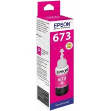 EPSON Чернила 673 C13T673398 (аналог C13T67334A) пурпурный 70мл для L800/L810/L850/L1800