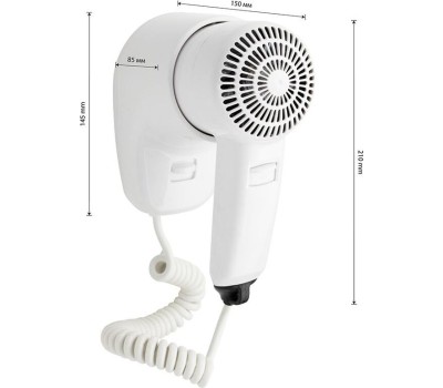 Аксессуары для ванной комнаты и туалета GFMARK 6820 Фен для волос в ванную комнату с торцевым креплени