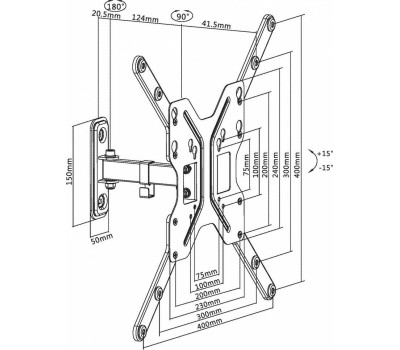 Кронштейн ULTRAMOUNTS UM902 для 23