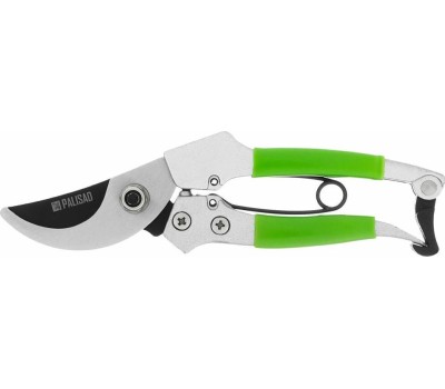 Секатор PALISAD Секатор прямого реза, 180 мм, металлические обрезиненные рукоятки 60503