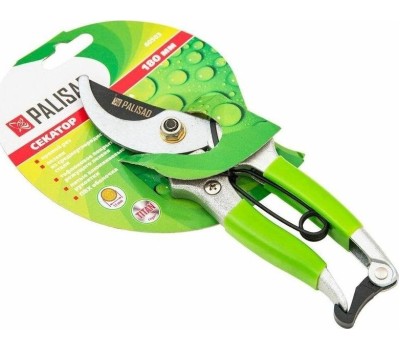 Секатор PALISAD Секатор прямого реза, 180 мм, металлические обрезиненные рукоятки 60503