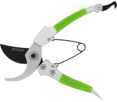 Секатор PALISAD Секатор прямого реза, 180 мм, металлические обрезиненные рукоятки 60503
