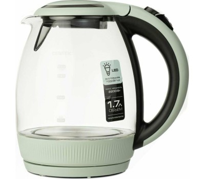 Чайник электрический CENTEK CT-0008 MINT стекло 1.7л