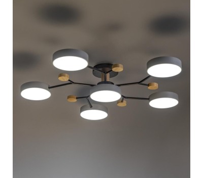 светильник потолочный RITTER 52079 5 Scandia 84 Вт серый