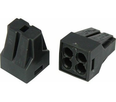 Электроустановочные изделия REXANT (06-0207-A5) ЭКСПРЕСС-КЛЕММА С ПАСТОЙ СМК 773-304, 4-ПРОВОДНАЯ ДО 2,5 ММ2, СЕРАЯ