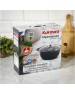 Жаровня КУКМОР жмк528а а/пр литая 5,0л стекл/кр Кофейный мрамор