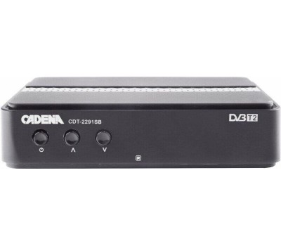 Приставка для цифрового ТВ Cadena CDT-2291SB черный, DVB-T2, DVB-T, HDMI, USB 2.0 <046/91/00055106>