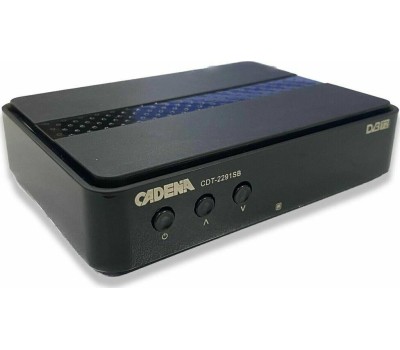 Приставка для цифрового ТВ Cadena CDT-2291SB черный, DVB-T2, DVB-T, HDMI, USB 2.0 <046/91/00055106>