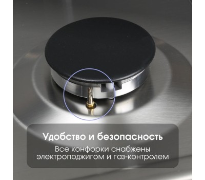 Варочная панель газовая ZIGMUND & SHTAIN G154S