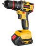 Дрель-шуруповёрт EDON AD-21PBL желтый/черный 24895 21В, 2аккум., бесщеточный