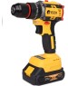 Дрель-шуруповёрт EDON AD-21PBL желтый/черный 24895 21В, 2аккум., бесщеточный