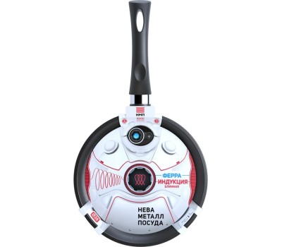 Сковорода НЕВА МЕТАЛЛ ПОСУДА 59224 Ферра Индукция а/пр литая 24см