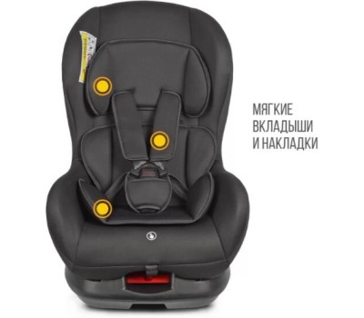 Детское автомобильное кресло ZLATEK KRES4008 Галеон Lux гр.0+/I, черный