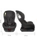 Детское автомобильное кресло ZLATEK KRES4008 Галеон Lux гр.0+/I, черный