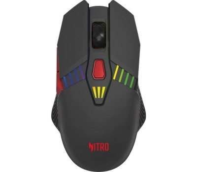 ACER Мышь беспроводная Nitro OMR305, игровая, Bluetooth/Радио, оптическая, USB, 3200dpi, черный [zl.mcecc.020]