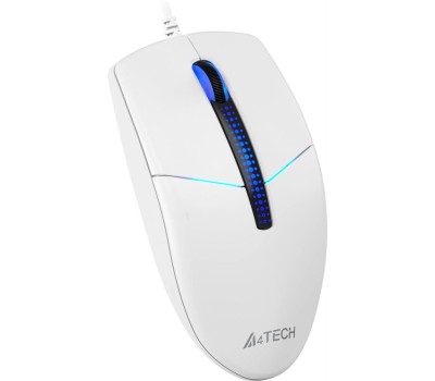 A4TECH Мышь проводная N-530S, оптическая, USB, 1200dpi, белый