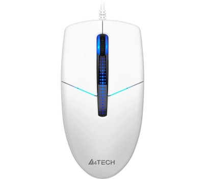 A4TECH Мышь проводная N-530S, оптическая, USB, 1200dpi, белый