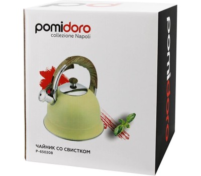 POMIDORO POMI D'ORO P-650208 Napoli Чайник со свистком, 2,5л