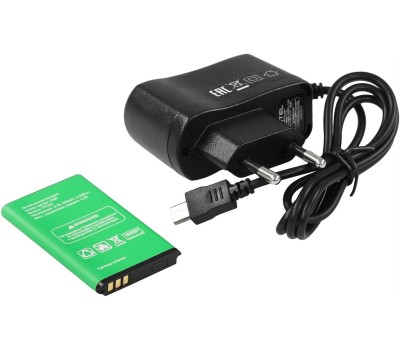 Телефон мобильный FONTEL FP240 черно-зеленый