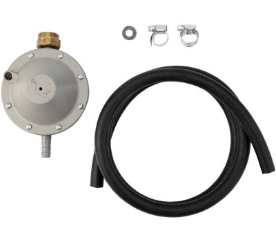 REXANT Комплект для подключения газового гриля с регулятором давления РДСГ 1-1,2 под шланг с внутренним диаметром 9 мм