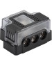 Дистрибьютор ASPECT DB-1034, Вход 1x0(4)Ga - Выход 3x4(8)Ga, никель