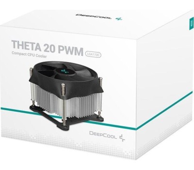 DEEPCOOL Устройство охлаждения (кулер) Theta 20 PWM, 4-pin, 100мм, черный, retail [dp-icas-t20p-17]