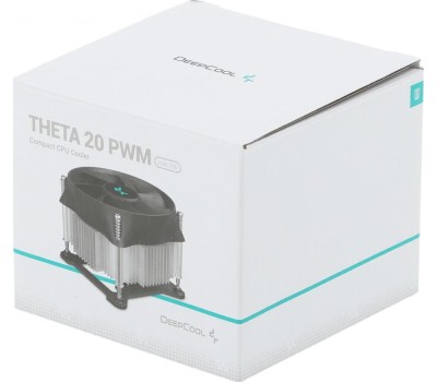 DEEPCOOL Устройство охлаждения (кулер) Theta 20 PWM, 4-pin, 100мм, черный, retail [dp-icas-t20p-17]