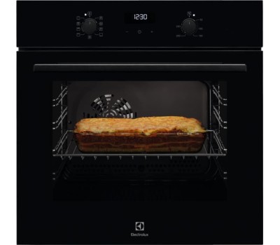 Духовой шкаф электрический ELECTROLUX Духовой шкаф электрический EOF5C50BZ, 65л, дверца с 2 стеклами, черный