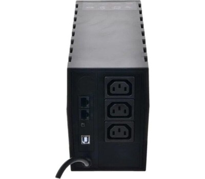 PowerCom Raptor RPT-600AP ИБП {600 ВА/ 360 Вт, AVR, USB, RJ11/RJ45, 3 xC13 с резервным питанием} (792803)