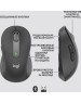 LOGITECH Мышь беспроводная M650, Bluetooth/Радио, оптическая, USB, 4000dpi, графитовый [910-006259]