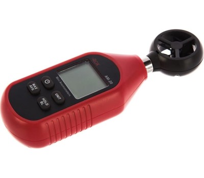 Термоанемометр RGK Термоанемометр портативный AM-20, крыльчатый, красный/ черный [776288]